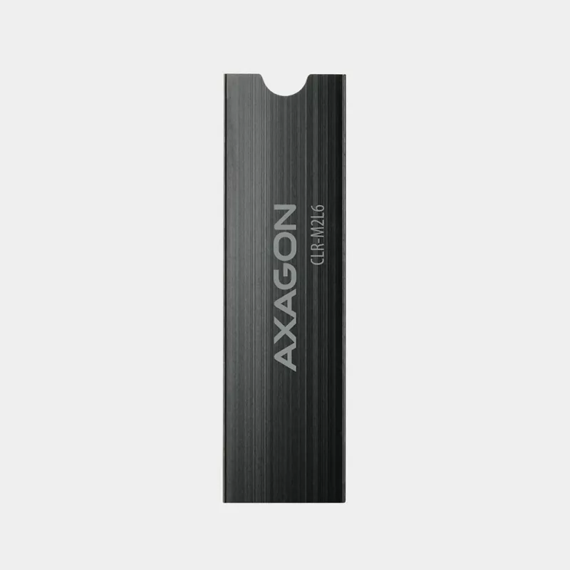 Axagon CLR-M2L6 Pasyvus aliumininis radiatoriukas M.2 SSD, dydis 2280, aukštis 6 mm