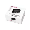 Axagon CLR-M2XL pasyvus aliumininis aušintuvas vienpusiams ir dvipusiams M.2 SSD diskams, dydis 2280, aukštis 36 mm