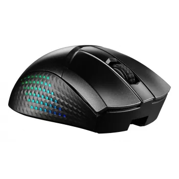 MSI CLUTCH GM51 LIGHTWEIGHT WIRELESS pelė žaidimams Dešiniajai rankai RF belaidis + Bluetooth + USB Type-C Optinė 26000 DPI