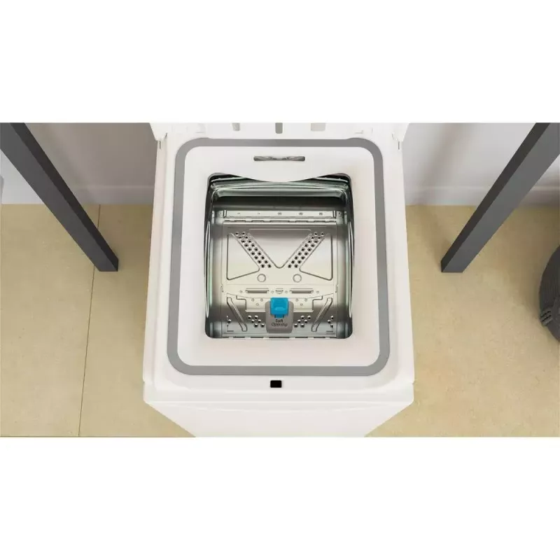 Whirlpool NTDLR 7220SS PL/N skalbimo mašina, kraunama iš viršaus, 7 kg, 1200 aps./min., balta