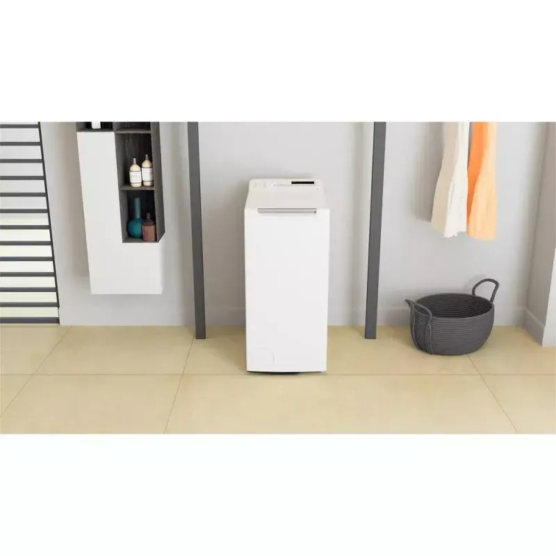 Whirlpool NTDLR 7220SS PL/N skalbimo mašina, kraunama iš viršaus, 7 kg, 1200 aps./min., balta