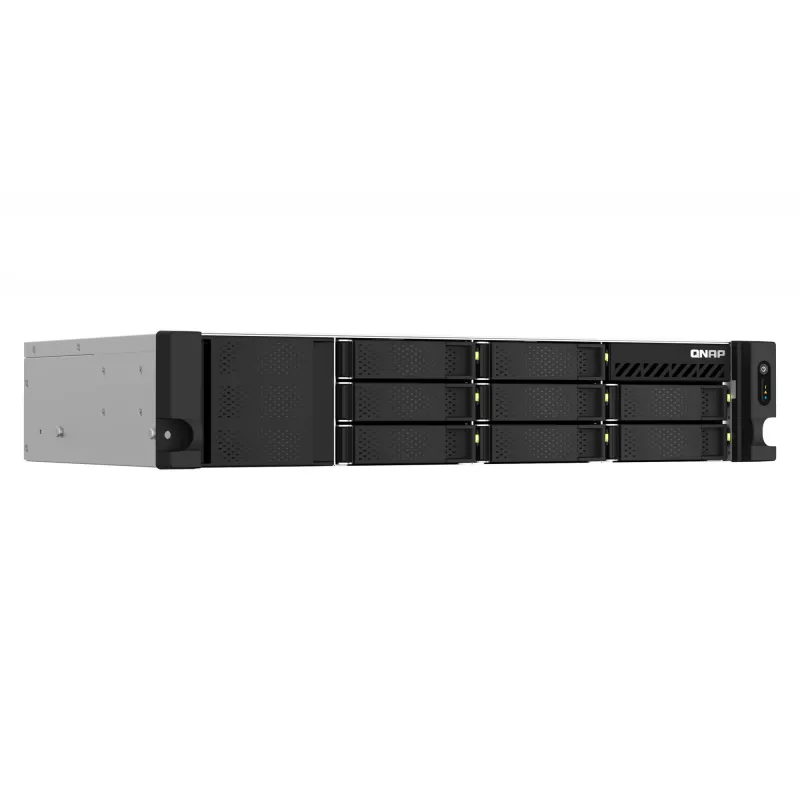 QNAP TS-864EU-8G NAS / saugojimo serveris, stelažas (2U), Intel® Celeron®, 8 GB DDR4, 0 TB, QNAP Turbo System, juoda