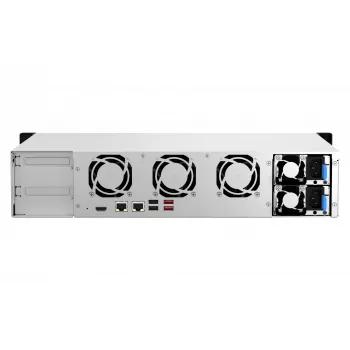 QNAP TS-864EU-RP-8G NAS / serveris saugykloje stelaže (2U) Intel® Celeron® N5095 8 GB DDR4 0 TB QNAP Turbo System Juoda