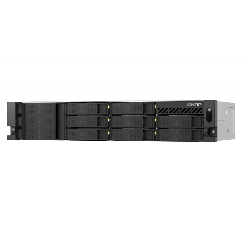QNAP TS-855EU-RP NAS stelažinis (2U) Intel Atom® C5125 8 GB DDR4 0 TB QuTS hero juodos spalvos