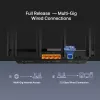 TP-Link Archer AX5400 belaidis maršrutizatorius, Wi-Fi 6, dviejų juostų (2,4 GHz / 5 GHz), Ethernet LAN, juodas, stalinis/sieninis