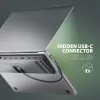 Dockavimo stotelė Axagon HMC-4KX3 USB-C 5Gbps centras, 3x USB-A, 2x HDMI, DP, RJ-45, SD/microSD, garsas, PD 100W, kabelis 40cm