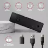 AXAGON EE35-GTR USB-C 5Gbps - SATA 6G, 3.5 colio briaunota dėžutė JUODA - USB Type C išorinis HDD korpusas 3.5 colio