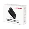 AXAGON EE35-GTR USB-C 5Gbps - SATA 6G, 3.5 colio briaunota dėžutė JUODA - USB Type C išorinis HDD korpusas 3.5 colio