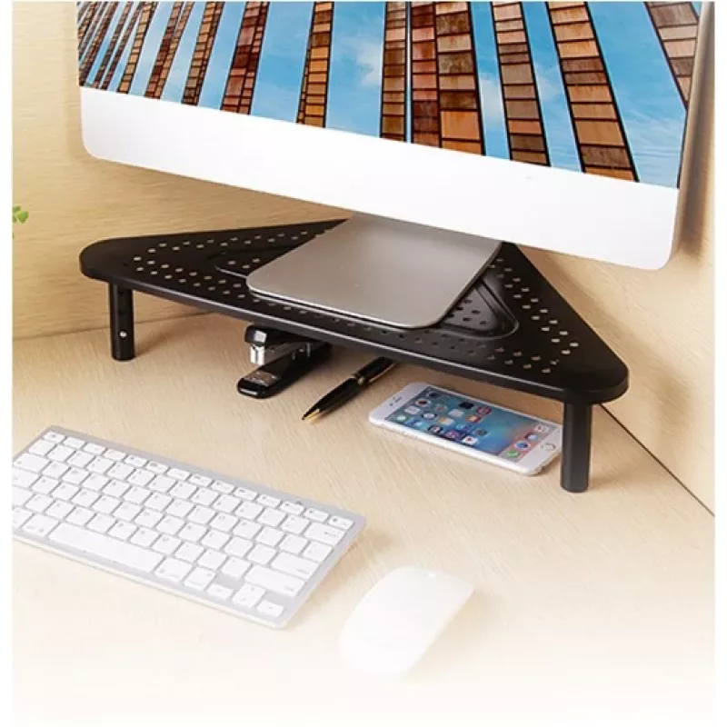 Monitorio stovas Gembird MS-TABLE-02 laisvai pastatomas juodas 20 kg