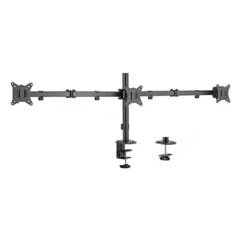 Stalinis monitoriaus laikiklis Gembird MA-D3-01, 1 ranka, VESA 75x75–100x100, iki 7 kg, 17–27 colių ekranams, juodas