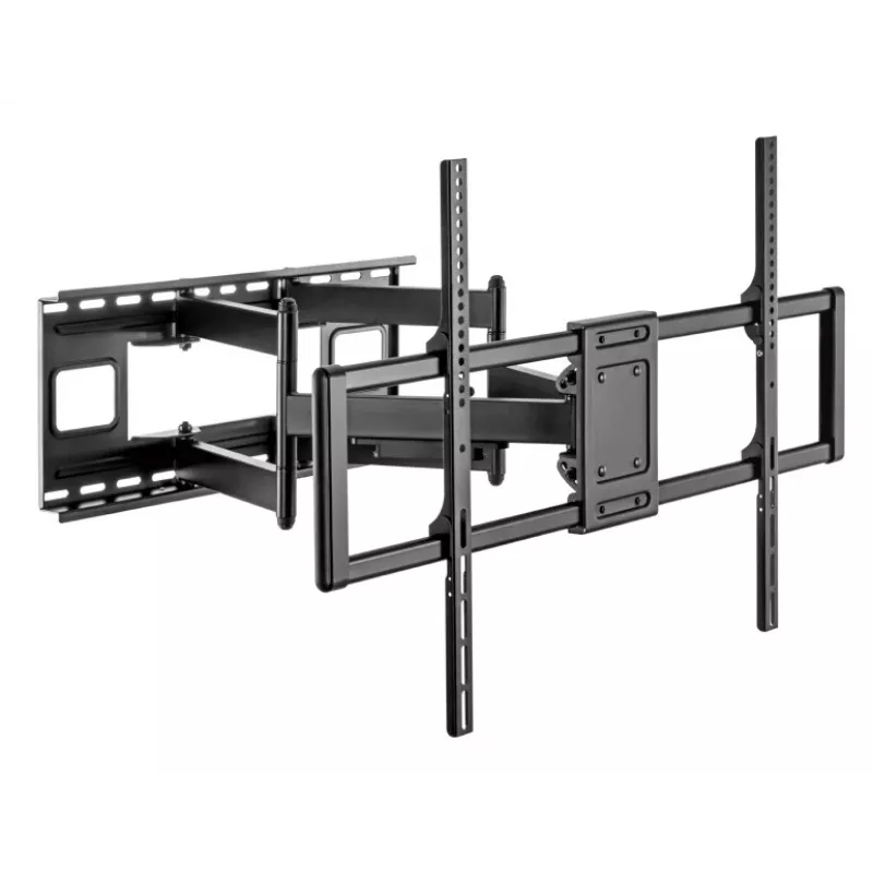 Stalinis monitoriaus laikiklis Gembird MA-D3-01, 1 ranka, VESA 75x75–100x100, iki 7 kg, 17–27 colių ekranams, juodas
