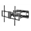 Stalinis monitoriaus laikiklis Gembird MA-D3-01, 1 ranka, VESA 75x75–100x100, iki 7 kg, 17–27 colių ekranams, juodas