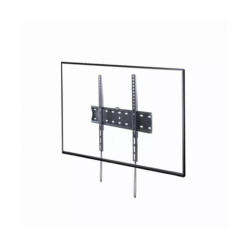 Gembird WM-55F-02 laikiklis televizoriui juodas, 32–55 colių, maks. 40 kg, VESA 200x200–400x400, 2,5 cm nuo sienos