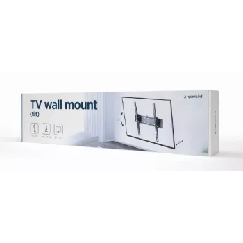 TV laikiklis Gembird WM-55T-02 32–55 col., pakreipimas -12°–12°, VESA 200x200–400x400, 40 kg, juodas
