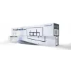 Gembird WM-90F-01 fiksuotas TV laikiklis sienai 43–90 col. ekranams, VESA 800x400, 70 kg, juodas