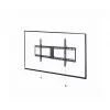 Gembird WM-90F-01 fiksuotas TV laikiklis sienai 43–90 col. ekranams, VESA 800x400, 70 kg, juodas