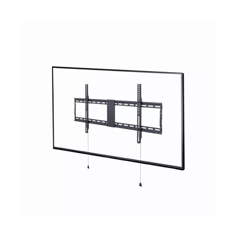 Gembird WM-90F-01 fiksuotas TV laikiklis sienai 43–90 col. ekranams, VESA 800x400, 70 kg, juodas