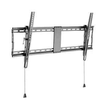 Gembird WM-90T-01 sieninis TV laikiklis 43–90 colių ekranams, VESA 200x200–800x400, pakreipimas -12°–3°, 70 kg, juodas