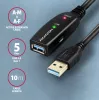 Aktyvus USB 3.2 Gen 1 ilginimo kabelis Axagon ADR-310 10 m