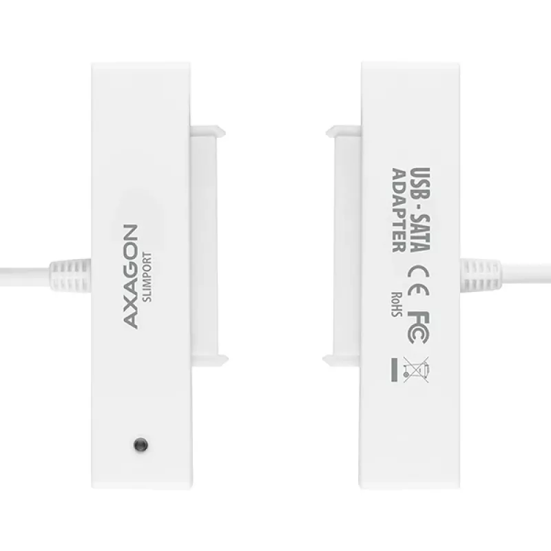 Axagon ADSA-1S USB 2.0 – 2,5 colio SATA HDD/SSD adapteris, baltas