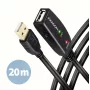 Aktyvus USB 2.0 ilginimo kabelis Axagon ADR-220 20 m (A-M -> A-F)