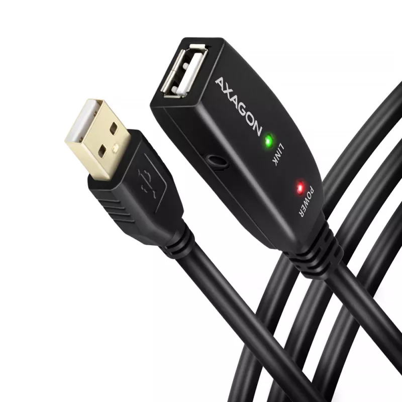 Aktyvus USB 2.0 ilginimo kabelis Axagon ADR-220 20 m (A-M -> A-F)