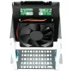 Axagon RHD-225 metalinis laikiklis 2x 2,5 colio HDD/SSD į 3,5 colio lizdą, su ventiliatoriaus tvirtinimu