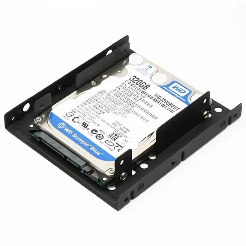 Axagon RHD-225 metalinis laikiklis 2x 2,5 colio HDD/SSD į 3,5 colio lizdą, su ventiliatoriaus tvirtinimu