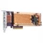QNAP QM2-4P-384 PCIe plokštė M.2 SSD diskams