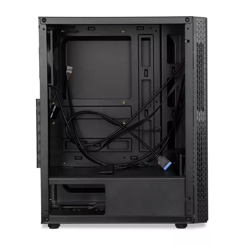 Korpusas IBOX ANTILA 39 Midi Tower — Juodas, ATX/microATX, GPU iki 31 cm, CPU aušintuvo aukštis 150 mm