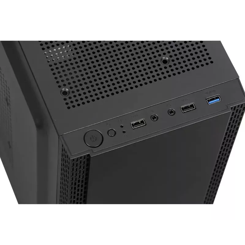 Korpusas IBOX ANTILA 39 Midi Tower — Juodas, ATX/microATX, GPU iki 31 cm, CPU aušintuvo aukštis 150 mm