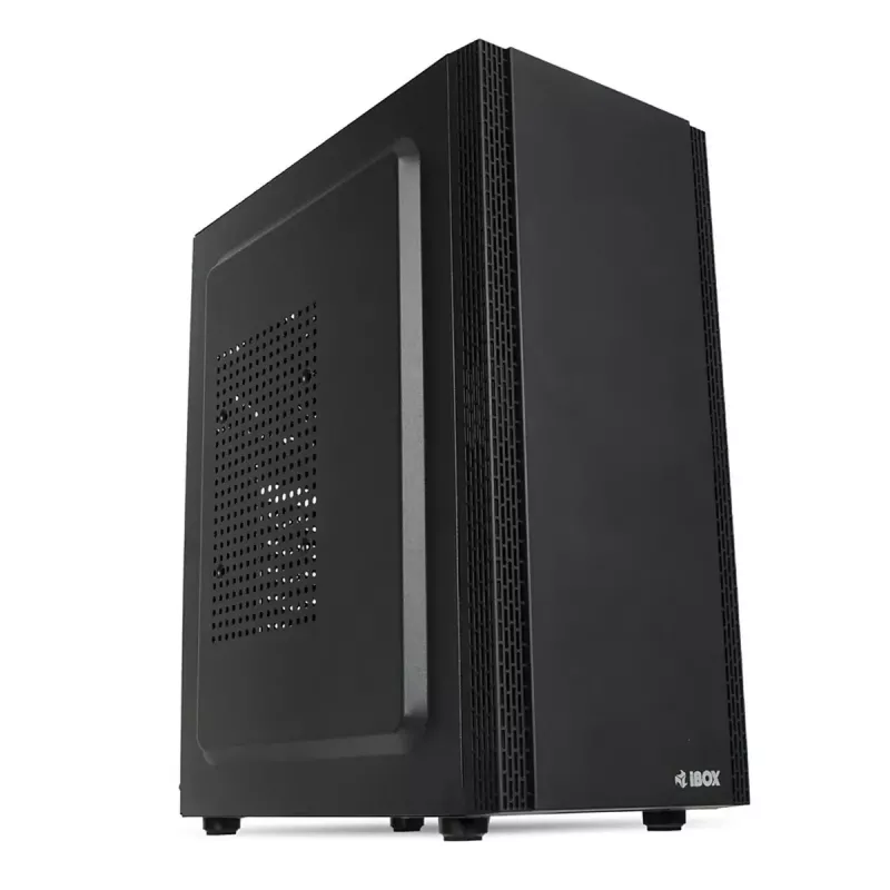 Korpusas IBOX ANTILA 39 Midi Tower — Juodas, ATX/microATX, GPU iki 31 cm, CPU aušintuvo aukštis 150 mm