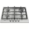Whirlpool TGML 661 IX R įmontuojama dujinė kaitlentė, nerūdijantis plienas, 58 cm, 4 zonos