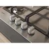 Whirlpool TGML 661 IX R įmontuojama dujinė kaitlentė, nerūdijantis plienas, 58 cm, 4 zonos
