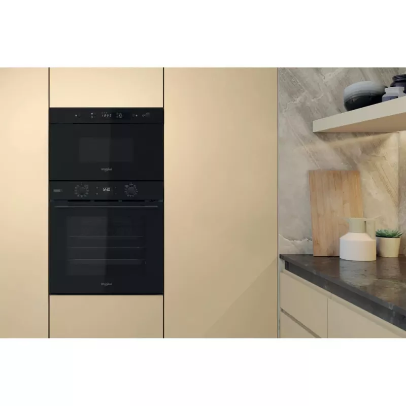 Whirlpool MBNA900B juoda įmontuojama mikrobangų krosnelė 22 L 750 W