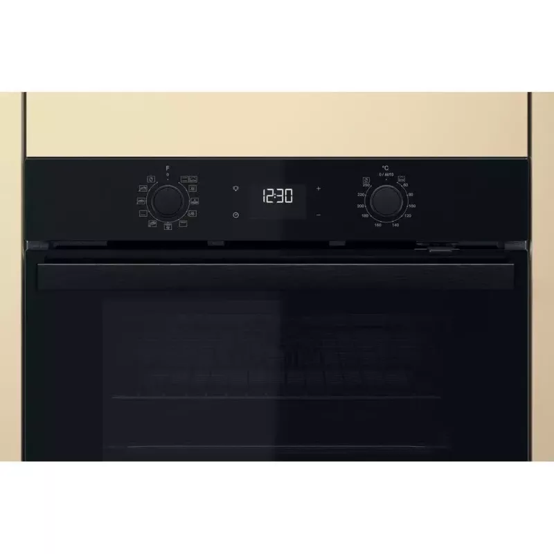 Įmontuojama elektrinė orkaitė WHIRLPOOL OMR58HU1B — 71 L, A+, hidrolitinis valymas, konvekcija, grilis, ištraukiami bėgeliai
