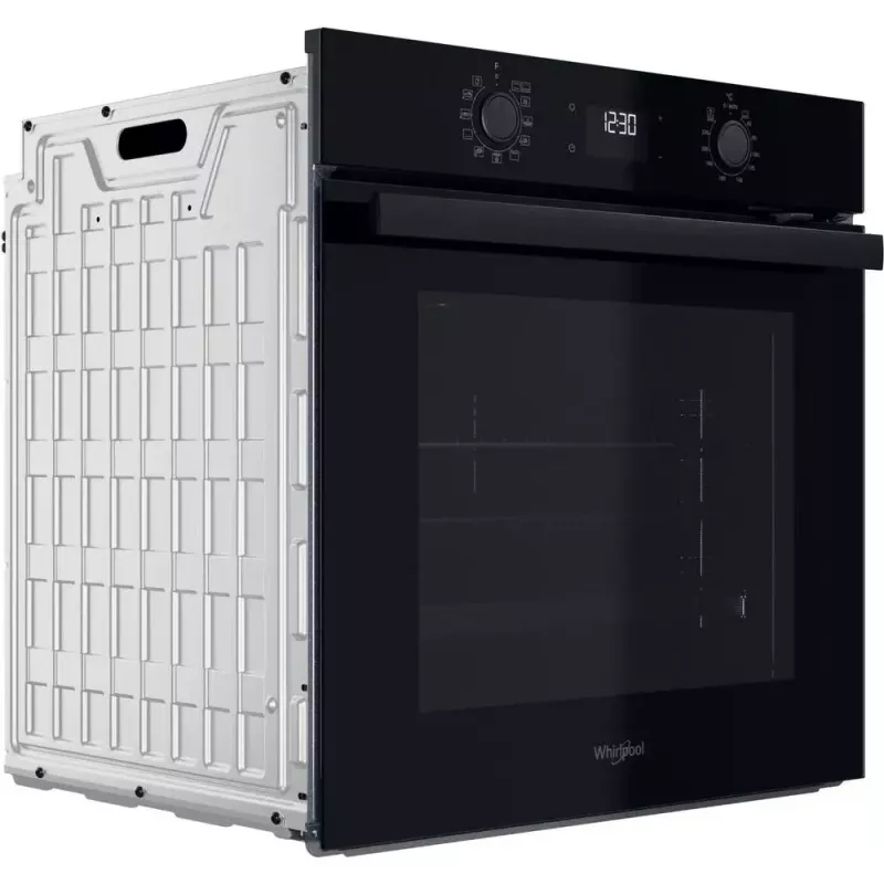 Įmontuojama elektrinė orkaitė WHIRLPOOL OMR58HU1B — 71 L, A+, hidrolitinis valymas, konvekcija, grilis, ištraukiami bėgeliai
