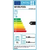 Whirlpool OMR58HU1X 71 L 2900 W Nerūdijantis plienas