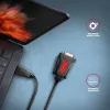 Axagon ADS-1PSN USB-A 2.0 – RS-232 DB9-M Prolific adapterio laidas 1,5 m – Juodas