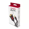 Axagon ADS-1PSN USB-A 2.0 – RS-232 DB9-M Prolific adapterio laidas 1,5 m – Juodas