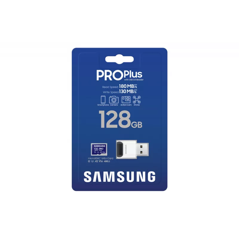 Samsung MB-MD128S 128 GB MicroSDXC UHS-I Class 10 atminties kortelė