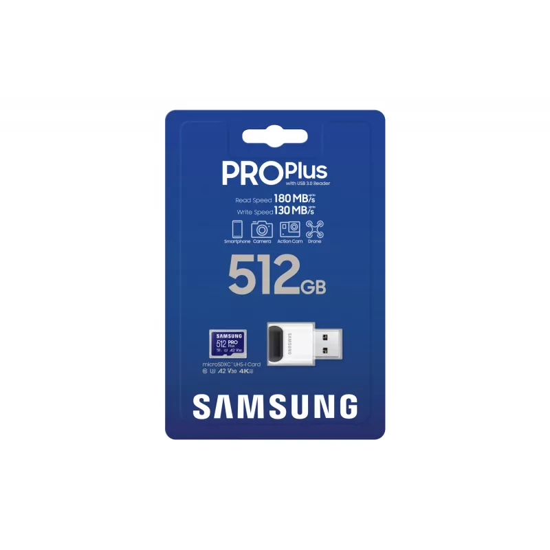 Samsung MB-MD512S 512 GB MicroSDXC UHS-I Class 10 atminties kortelė