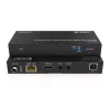 DIGITUS HDBaseT KVM Extender rinkinys - 150m 4K/60Hz USB 1.1 PoC IR juodas