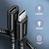 Axagon BUCM32-CF10AB SPEED+ USB-C USB 20Gbps ilginimo kabelis 1 m