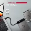 Axagon ADSA-FP2C USB-C 5Gbps – SATA 6G, 2,5 inch SSD/HDD SLIM adapteris