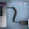 USB-C laidas Axagon BUCM-CM20TB 1,1 m PD 60W 3A juodas