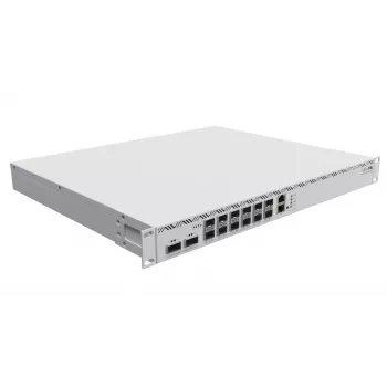 MikroTik CCR2216-1G-12XS-2XQ maršrutizatorius laidinis Gigabit Ethernet 2000 MHz sidabrinis