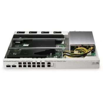 MikroTik CCR2216-1G-12XS-2XQ maršrutizatorius laidinis Gigabit Ethernet 2000 MHz sidabrinis