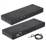 i-tec USB 3.0 / USB-C / Thunderbolt 3 dviejų monitorių dokavimo stotelė Gen2 su 100 W įkrovimu