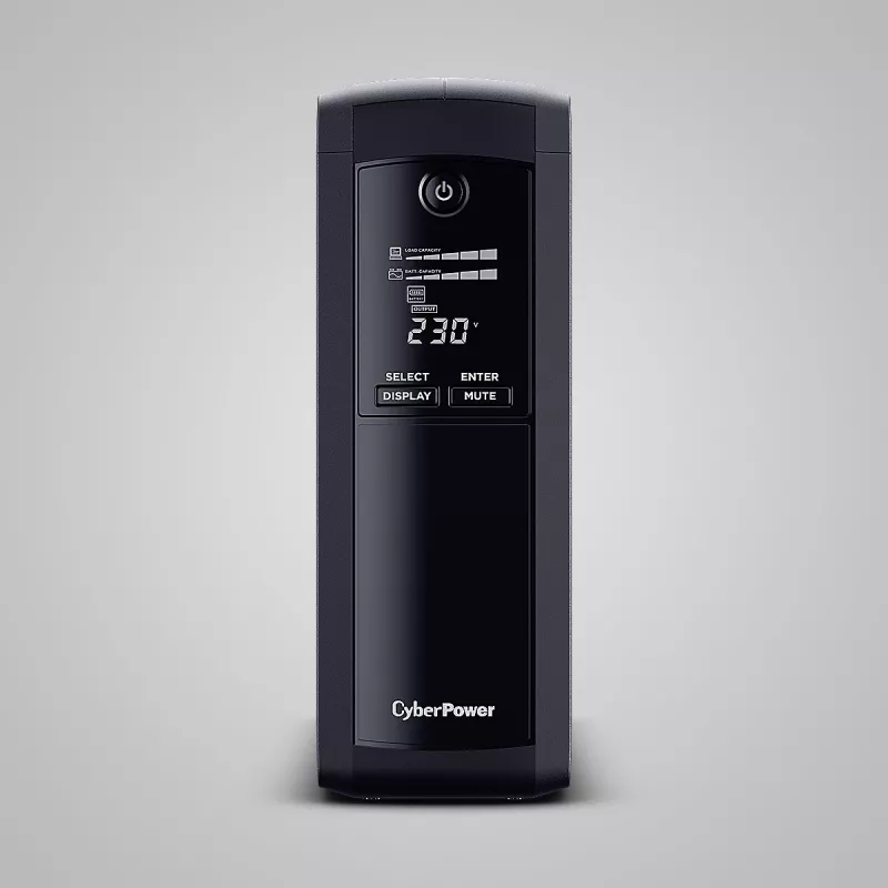 Nepertraukiamo maitinimo šaltinis CyberPower Tracer III VP1200ELCD-FR, linijinis-interaktyvus, 1.2 kVA, 720 W, 5 lizdai